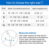Nackkrage - Bekväm ryggrad i linje & andningsbar design Cervikal krage Carvallo