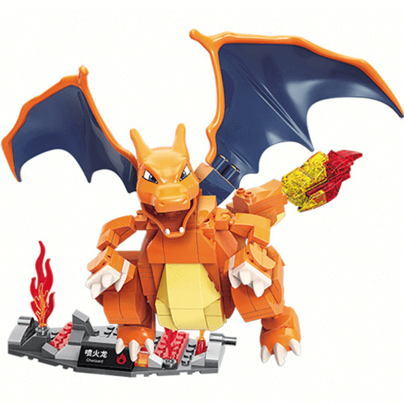 Poke Actionfigurer och Byggklossar - Mega Construx-Byggsats-BB-Karaktär 2-Hemnix