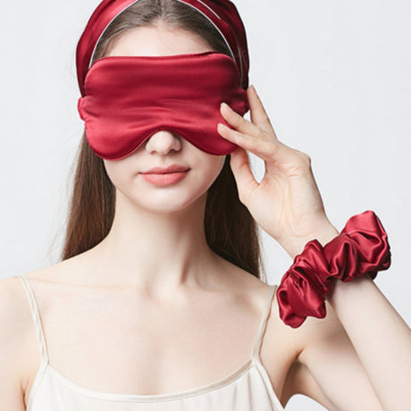 Carvallo – Sidenmjuk sovmask med ultimat komfort och ljusblockering Carvallo