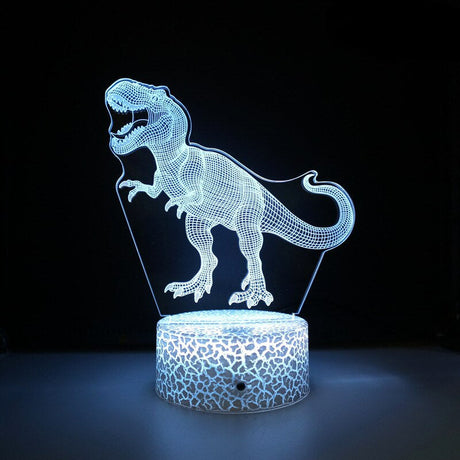 3D LED Lampa Dinosaurie-Barn-BB-Tyrannosaurus Rex 2-Hemnix