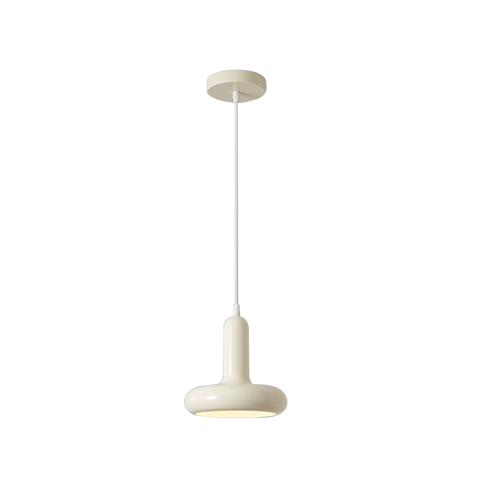 Bauhaus Puck Creamy Pendellampa Carvallo