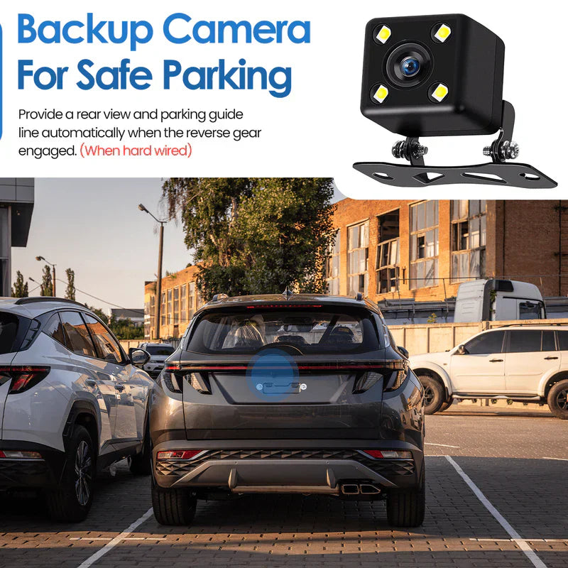 Dash Cam Triple Lens Bilkamera Nattvision Carvallo