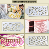 DecoLace™ - DIY-tårtdekorationsform i spets Carvallo