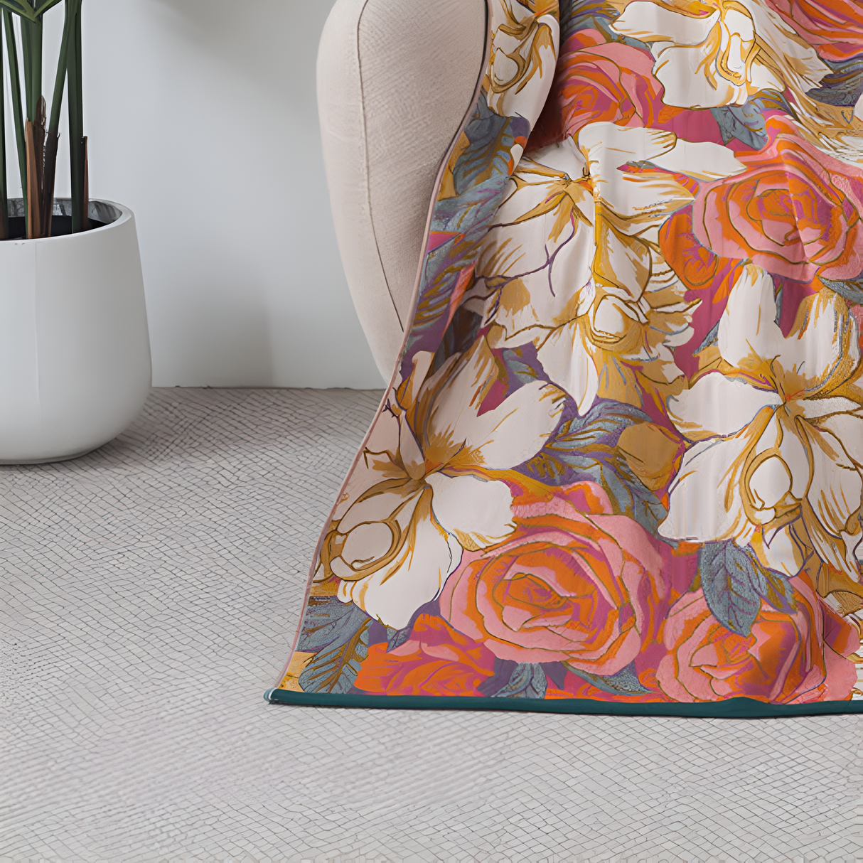 Serene Rose Bomull Badhandduk Carvallo