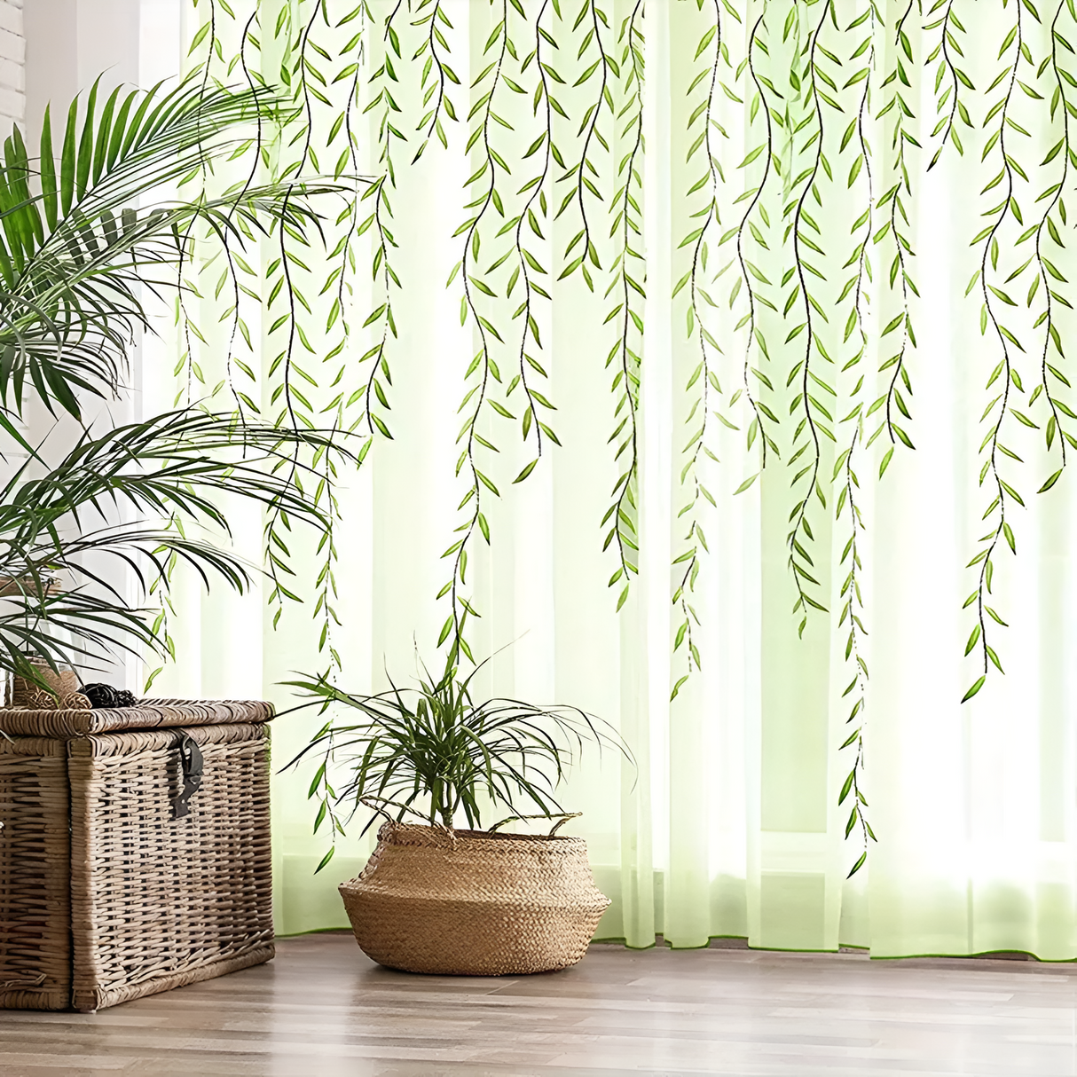 Willow Leaf Strip Fönster Gardiner Carvallo
