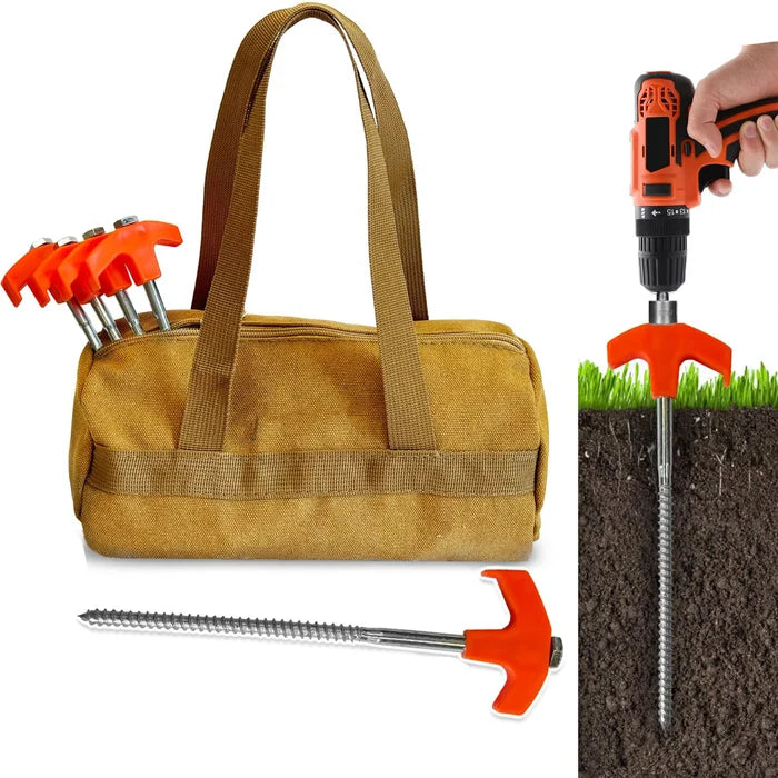 Carvallo | AnthorSafe - Rostfria tältpinnar av metall Carvallo