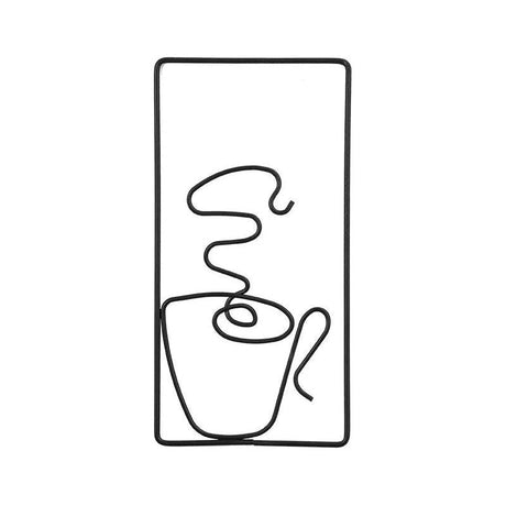 Brew Mood - Ästhetisk Kaffe Metall Väggdekoration Carvallo