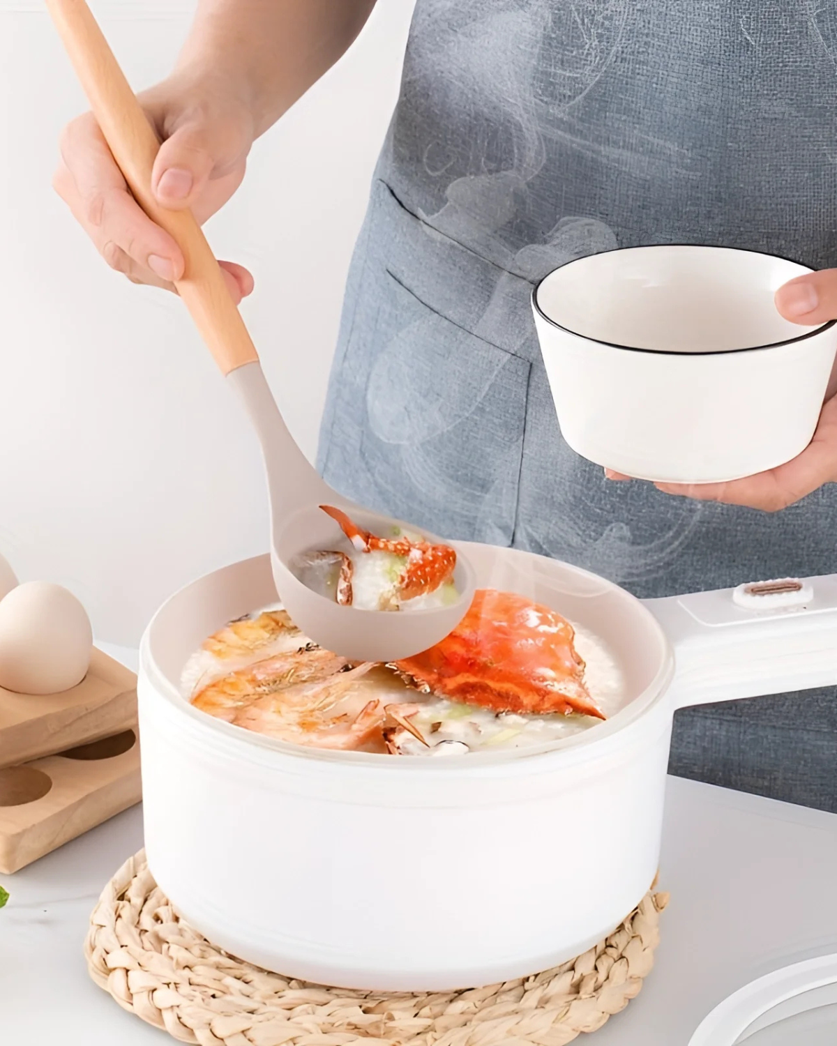 Carvallo – Miljövänligt Silikon Kökset med Bambu Handtag (12-delar) Carvallo