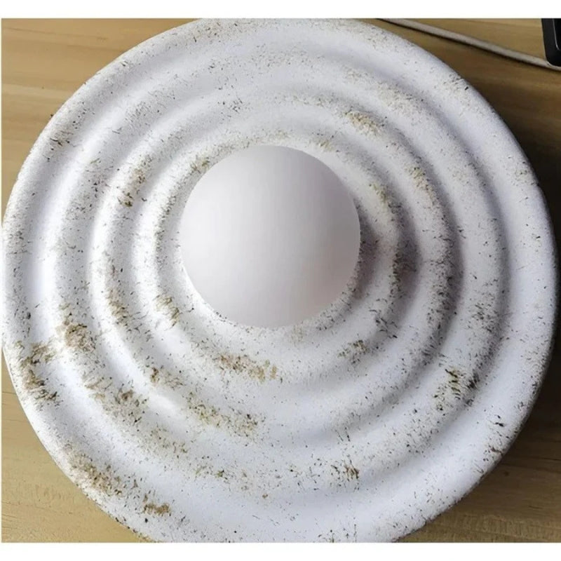 NovaHalo – Vägglampa i Wabi-Sabi Stil med Vågtextur Carvallo