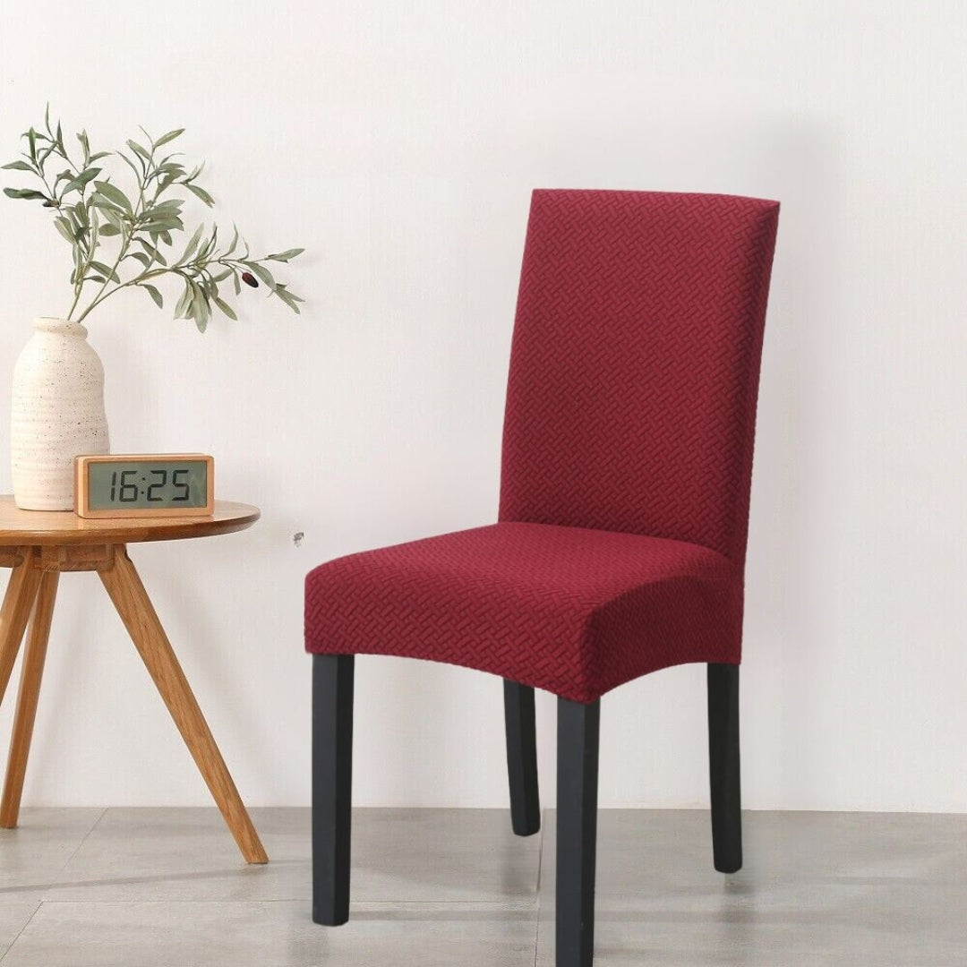 EverFit™ bästsäljande stolsöverdrag-Hemnix-2x Röd-Hemnix