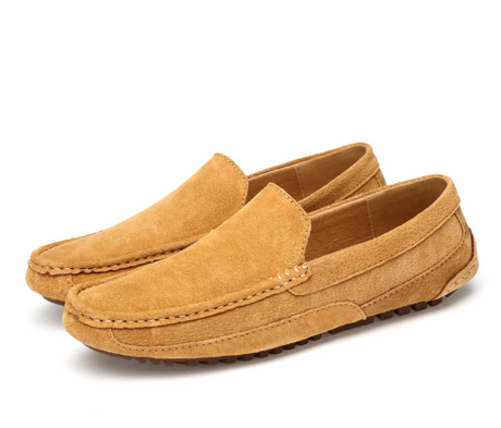 Herrskor Loafers Läder Elegant Komfort-Herrskor i loafermodell-Bellasverige-Brun-38-Hemnix