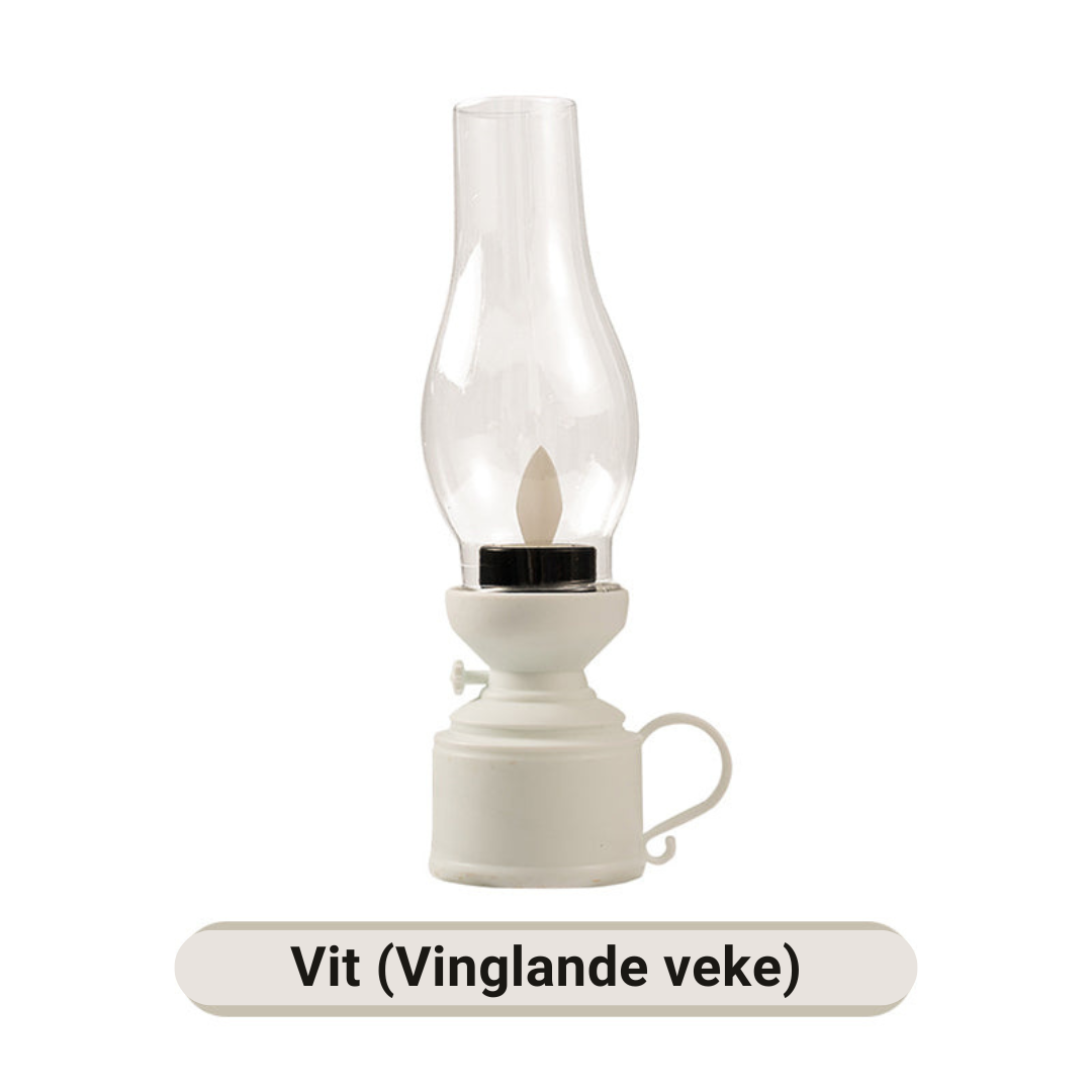 KairoLite – Tidlös lykta med svajande låga Carvallo