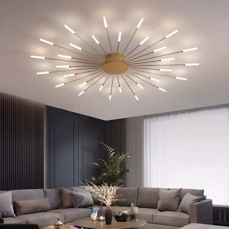 CelestialArc Light - Modern Fyrverkeri LED-Taklampa Carvallo