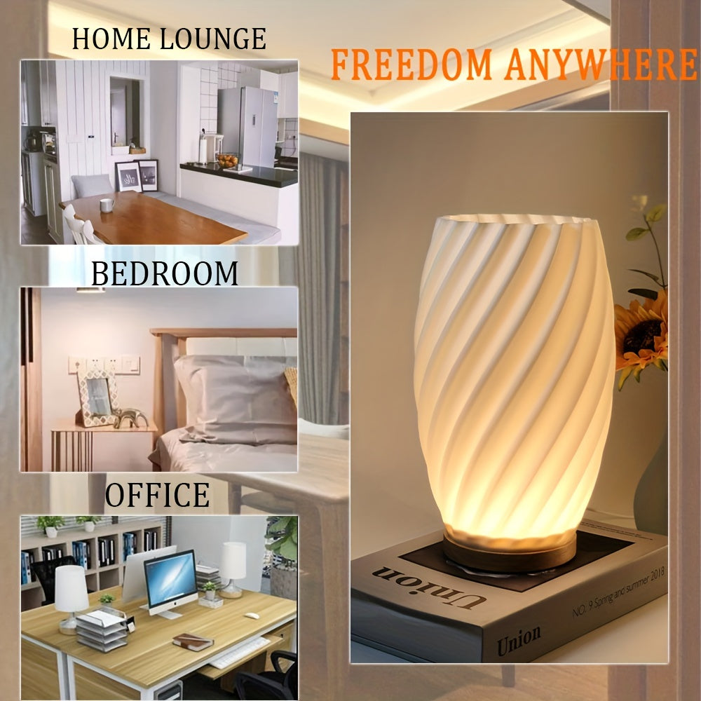 ModiLamp - Modern USB Bordslampa med 3-Färgers Belysning och Chic Design Carvallo