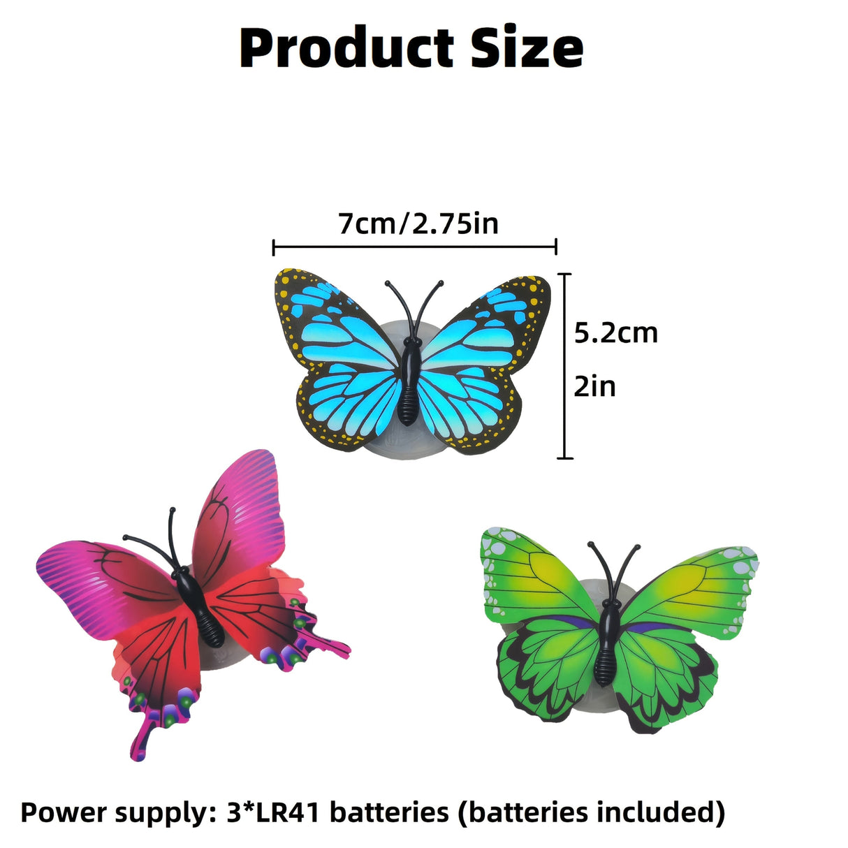 ButterflyGlow LED Lampor - Magisk 3D Fjärils Ambient Belysning Carvallo