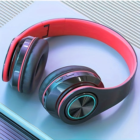 Trådlösa hörlurar LED-ljus över örat headset Carvallo