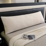 Premium Mjuk Stickad Bubbel 3D Massage Kroppskudde - Stödjande och Bekväm för Sido- och Magliggare Carvallo