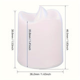 GlowFlicker - 24/50/100 Pack Flamefria LED Tealights för Romantisk Atmosfär Carvallo