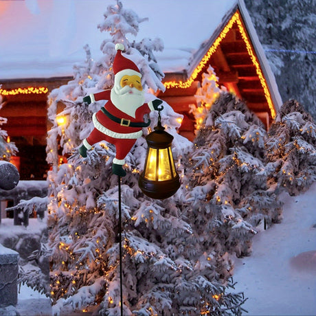 Utomhus solarlampor med Santa lykta Carvallo