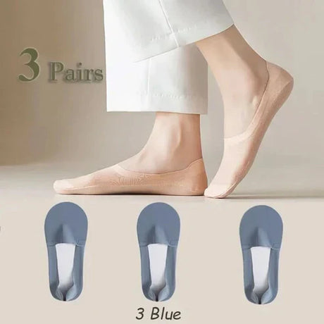 Luxora No Show Strumpor - Tunna, Bekväma & Andningsbara Carvallo