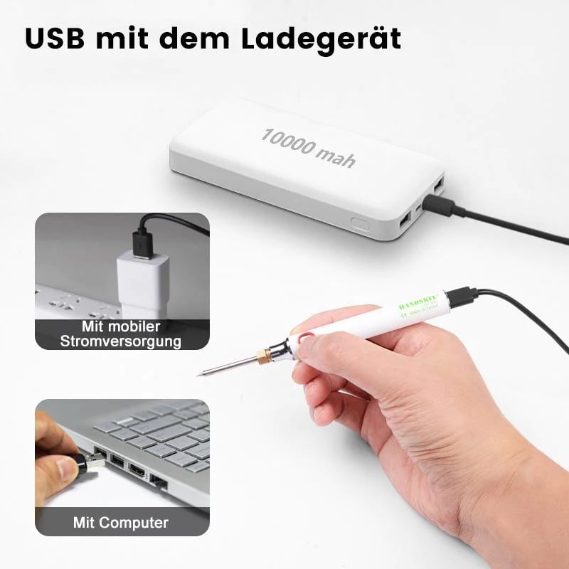 USB-Lötstift – Tragbare Präzision mit einstellbarer Hitze MILA Sverige