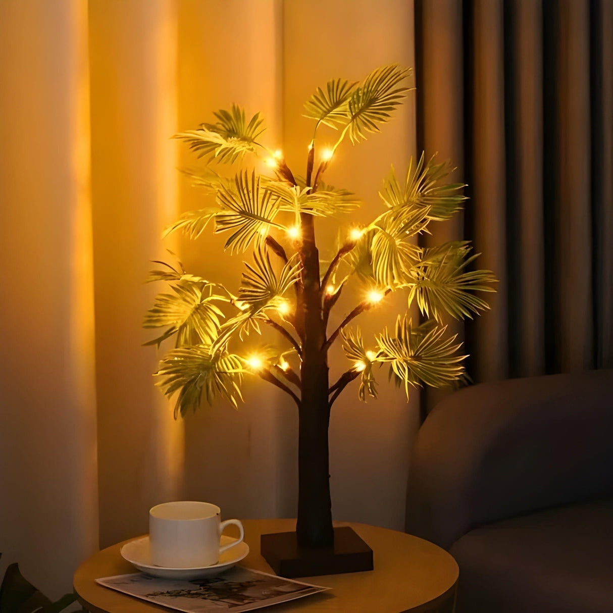PalmSparkle Lights - Jul LED Palm Dekoration Ljus Carvallo