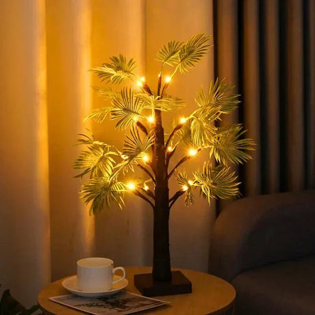 Tropiska palmblad LED-lampor Carvallo