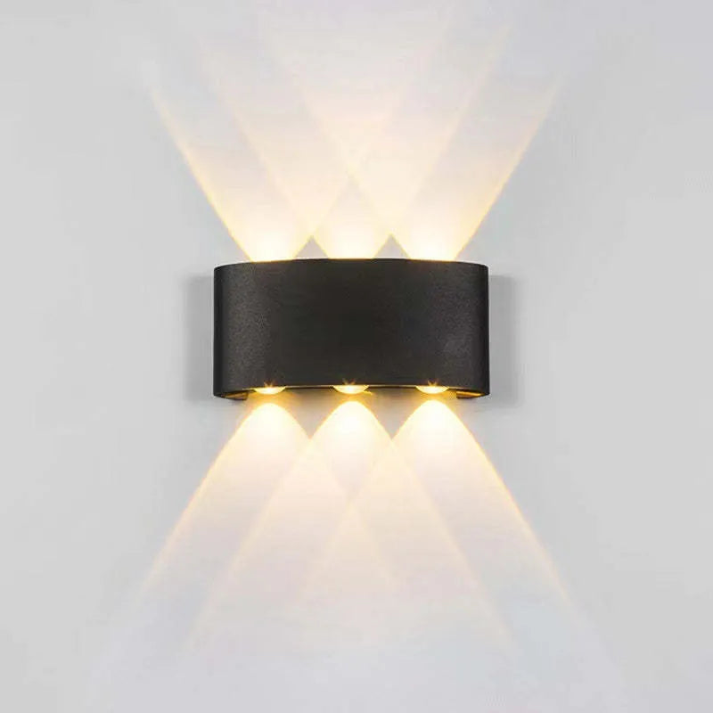 Vägglampa Modern Vit LED Vattentålig Lampa Carvallo