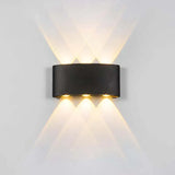 Vägglampa Modern Vit LED Vattentålig Lampa Carvallo