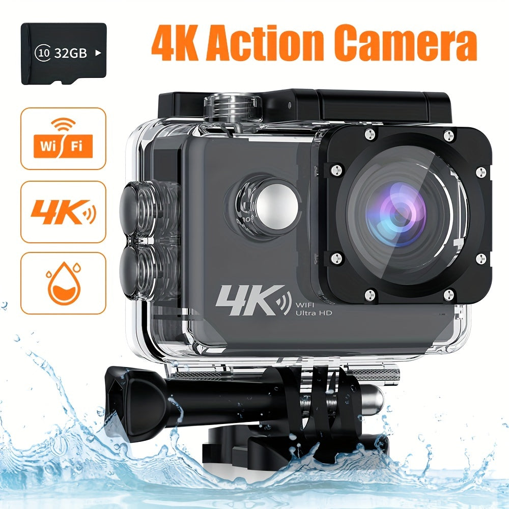 Actionkamera 4K Vattentät med WiFi-kontroll Carvallo