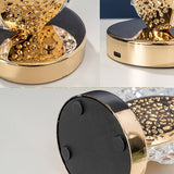 FeatherLamp - USB Touch Bordslampa med Påfågelfjäderdesign, Oändligt Dimbar LED Ljus Carvallo