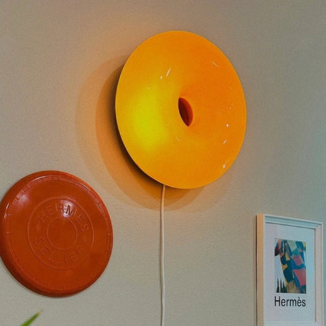 Vägglampa Modern Glas Rund Vägglampa Carvallo
