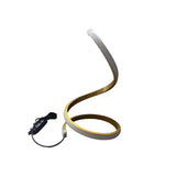 GlowTwist Lampa – Dekorativ USB-driven S-formad LED-bordslampa Carvallo