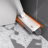 Carvallo FlexiClean 2-i-1 | Silikonborste & Squeegee | Långt handtag | Streckfri renhet Carvallo