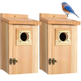 Fågelhus i trä, ceder, kopparskydd Carvallo