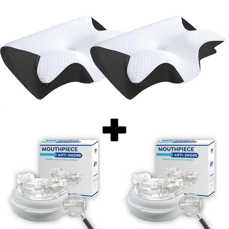 Snoozeit. - Ergonomisk & Skön Ortopedisk Nackkudde-Ortopedisk Nackkudde-Snoozeit-2x Snoozeit. - Nackkudde 499kr st + 2x Snark Enhet-Hemnix