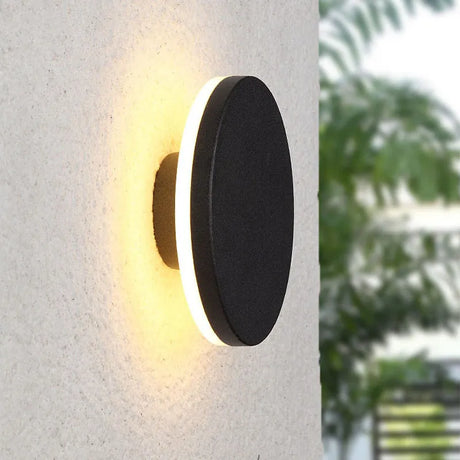 Vägglampa Modern Svart Utomhus LED Lampa Carvallo