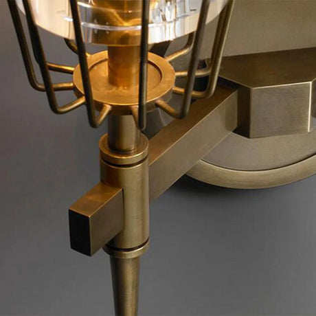 Vägglampa Modern Mässing Glas Sconce Carvallo