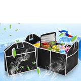 Carvallo Auto-Bagagerum-Organizer | Fällbar & Stabil | 600D Oxford-tyg | För SUV, Personbil & Lastbil Carvallo