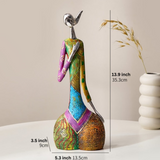 ArtCreativ | Abstrakt Färgglada Kvinnoskulpturer för Unik Heminredning Carvallo