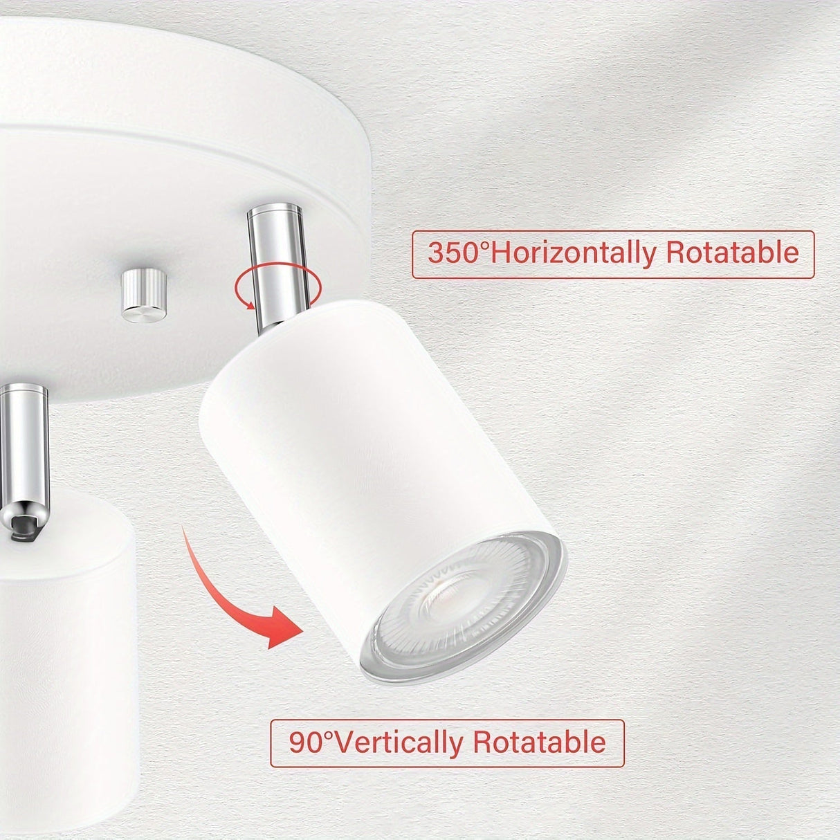FlexiLight - 3-ljus Takspot med Vridbara Högar, GU10 Fäste Carvallo