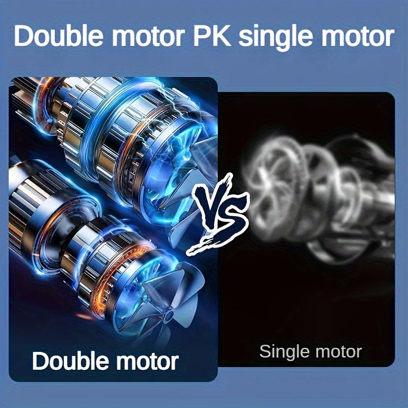 Bärbar luftkylare med dubbla motorer — 5-växlad 720° Surround-kylfläkt MILA Sverige