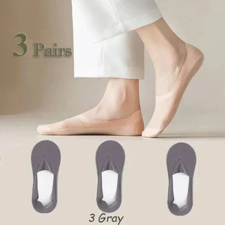 Luxora No Show Strumpor - Tunna, Bekväma & Andningsbara Carvallo