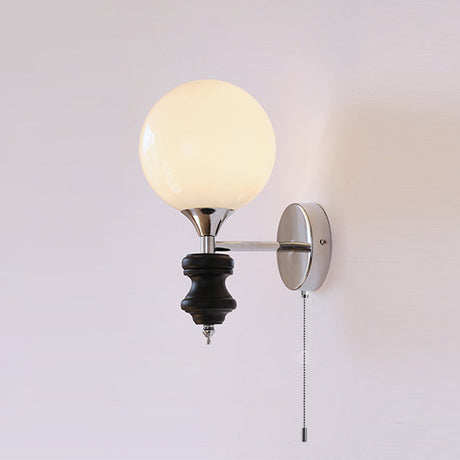 Fransk Medeltida Vintage Bauhaus Vägglampa Carvallo