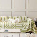 Geometrisk Boho Stil Sofföverdrag - Modern, Stilig & Hållbart Soffskydd Carvallo