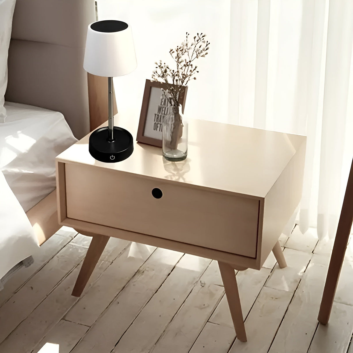 GlowLume Light - Återuppladdningsbar Touch-LED-bordslampa Carvallo