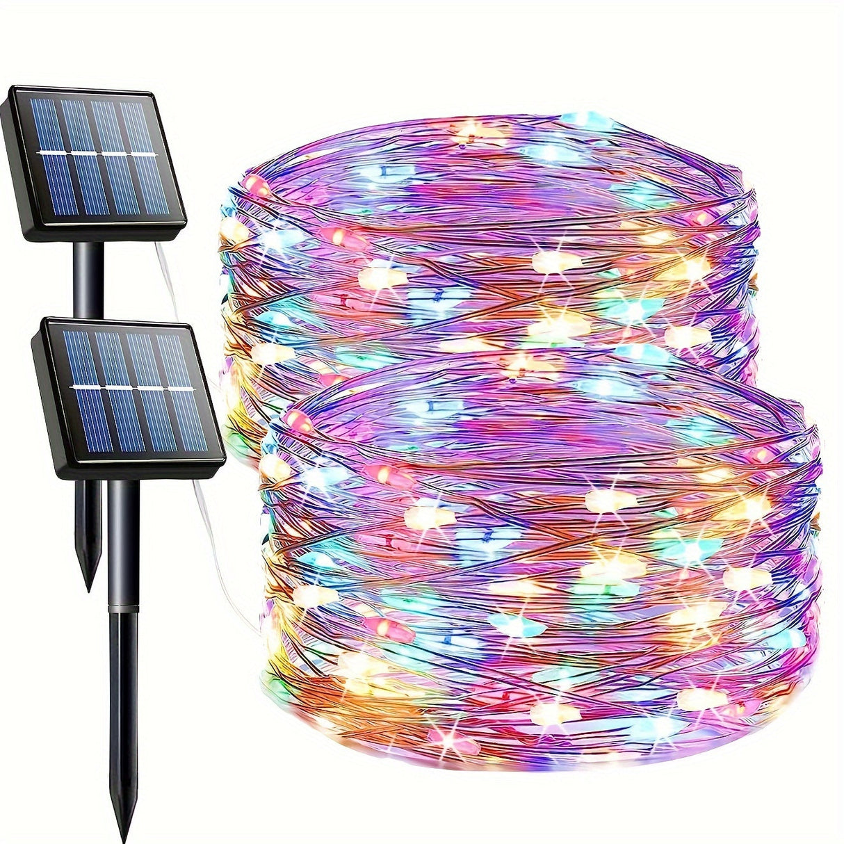Utomhus Solenergi Drivna Röda Ängel Ljus Carvallo