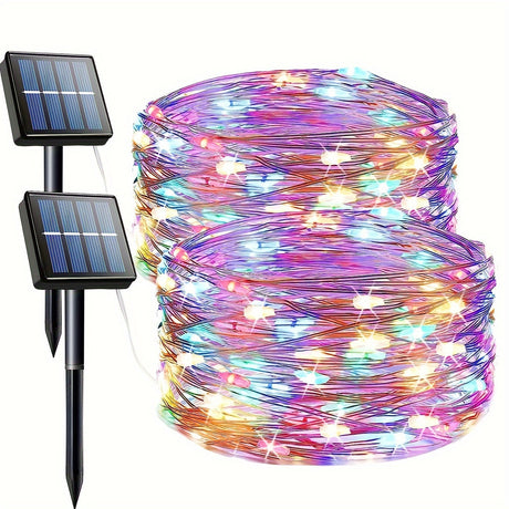 Utomhus Solenergi Drivna Röda Ängel Ljus Carvallo