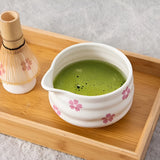 Matcha-set med 5 delar – Japanskt teservice med tekopp, bambupensel och sil. Carvallo
