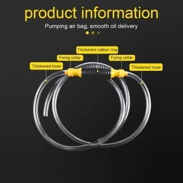 Carvallo | Vätskepump FlowMaster One | Handpump för bensin, vatten och olja | Bärbar och utan ström | För bil, båt och trädgård Carvallo